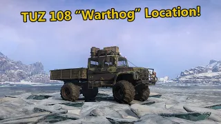 SnowRunner - TUZ 108 "Warthog" Location! (NEW DLC TRUCK!)