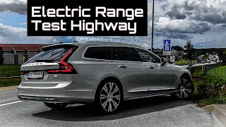 Electric Highway Test. V90 Long Range