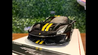 1/18 D&G Novitec Ferrari 488 Pista Black DG180151G