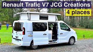 Renault Trafic V7 JCG Créations, un 4 places tout confort avec toit électrique de série