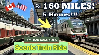 Vancouver BC to Seattle WA by International Train (CAN-USA) | Amtrak's NORTHERNMOST Cascades Service