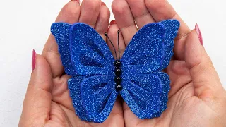 Бабочка из фоамирана |  DIY Butterfly from foam sheet | DIY christmas ornaments