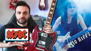 10 AC/DC Riffs That Prove Malcolm Young's GENIUS