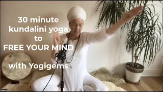 30 minute kundalini yoga to free your mind | BRAIN BALANCING | Yogigems