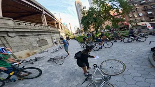 FIXED GEAR | POV AZTECAS LAST alley cat RACE NYC