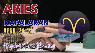 ♈ ARIES KAPALARAN ✨ 24-30 April 2023 | 💰❤️ Money And Love 🔮 Weekly Tagalog Tarot