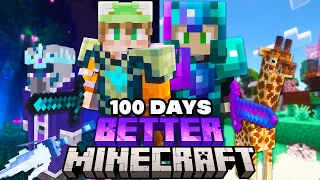 100 Days of DUO Better Minecraft [FULL MOVIE]