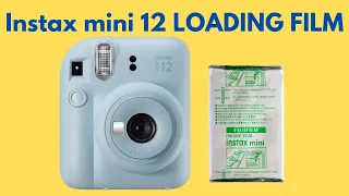 LOAD FILM in Fujifilm Instax Mini 12