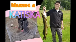 How to make a KATISKA ???||  A Finnish FISH TRAP of Catching Fish // About Finland Country