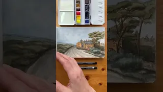 ESCAPE to My Painted World: A Relaxing Sketchbook Tour