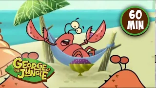 George Of The Jungle | Selfish Volcano | 1 Hour Compilation | Kids Cartoon