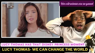 LUCY THOMAS DISNEY PRINCESS MOMENT covering WE CAN CHANGE THE WORLD from ROSIE } Vocal coach