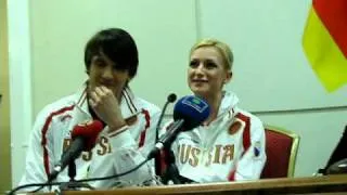 Worlds 2011 - Pairs FS press conference, Volosozhar-Trankov p.3