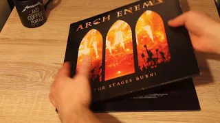 Arch Enemy - As The Stages Burn! VINYL 2 LP + DVD Unboxing