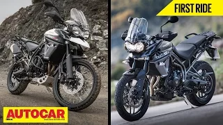 2015 Triumph Tiger 800 XR & 800 XC | First Ride Video Review | Autocar India