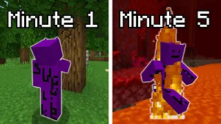 Minecraft, but every 5 minutes my chat takes control...