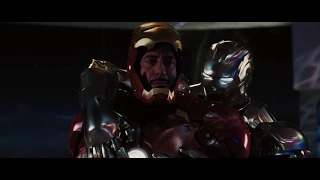 Бой Тони Старка с Роуди - Железный человек 2 (2010) HD 60FPS