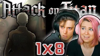 Attack on Titan 1x8 Reaction:"I Can Hear His Heartbeat, The Struggle for Trost, Part 4"
