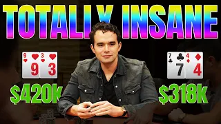 MANIAC GAMBLES BIG in $433,000 Pot!!!