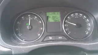 2012 Škoda Fabia 1.2 HTP - 51 kw - Acceleration and SURPRISING TOPSPEED