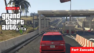 GTA 5 - Michael's Attack on Military Base Fort Zancudo