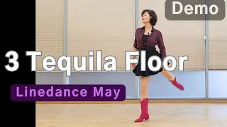 3 Tequila Floor Line Dance (Intermediate)- Demo 수업용 영상