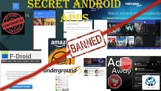 Secret Banned  & Hidden Android Apps - Not Available In Play Store