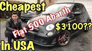 I Bought The Cheapest Fiat 500 Abarth in USA