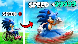 From SLOWEST to the FASTEST SONIC EVER in GTA 5!