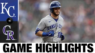 Royals vs. Rockies Game Highlights (5/13/22) | MLB Highlights