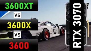 Nvidia RTX 3070 Benchmarks Ryzen 3600XT vs 3600X vs 3600 9+ Games Tested Ultra High Settings 1080p