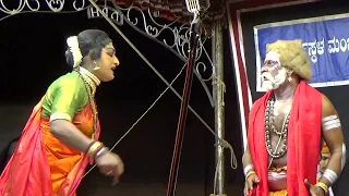 Yakshagana -- Sathya Harishchandra - 2 - Doddathota - Kaniyoor Hasya