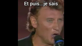 Johnny Hallyday   Et puis...je sais  1991 (version 1992)  (vidéo remixée)