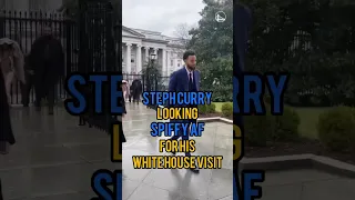 Steph Curry at the White House 👀 #shorts #nba