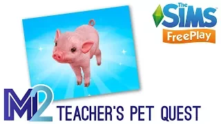Sims FreePlay - Teacher's Pet Quest (Tutorial & Walkthrough)