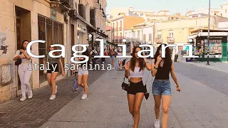 Cagliari Italy walking tour / street walking tour/ walk in the city