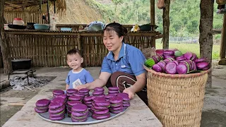 Single mother reveals how to color cakes - ly tu tay