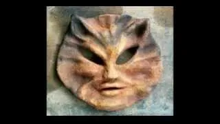 making of cat mask - decorativ wall ceramics