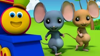 Bob The Train | Three Blind Mice | Nursery Rhymes | 3D rhymes Children | Rhymes Bob Cartoons Kids Tv