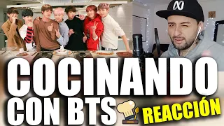 😲 ESTO PASA CUANDO DEJAS COCINAR A BTS 👨‍🍳 REACCION POR PRIMERA VEZ 🎬