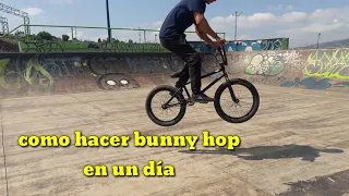 BMX TUTORIAL - como hacer bunny hop paso a paso