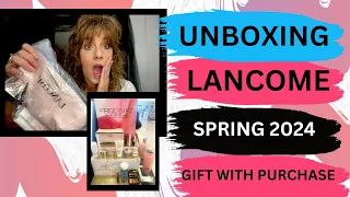 UNBOXING LANCOME SPRING 2024 GIFT WITH PURCHASE | LANCOME | LANCOME BEAUTY BOX UNBOXING & REVIEW