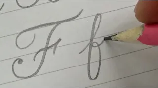 How to write capital & small English alphabet letters with pencil | Handwriting | Calligraphy