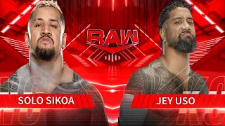WWE2K24 | Solo Sikoa vs. Jey Uso | One On One Match