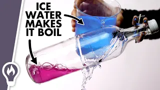 How ice water makes hot water boil