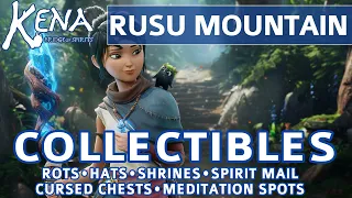 Kena Bridge of Spirits - Rusu Mountain All Collectible Locations (Rots, Hats, Spirit Mail) - 100%