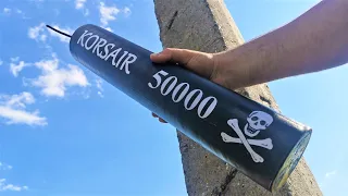 Петарда Корсар 50000☠️ VS Бетонный Столб💥