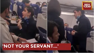 WATCH: Passenger, Air Hostess Get Into A Shouting Match On Indigo Flight In Viral Video