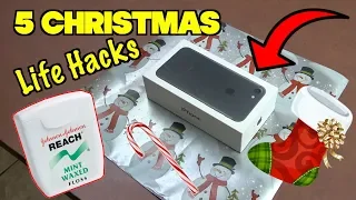 5 Simple Life Hacks That Will Save Christmas-  XMAS HACKS| Nextraker