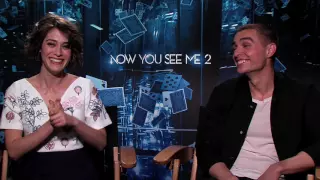 Lizzy Caplan and Dave Franco Interview for NOW YOU SEE ME 2